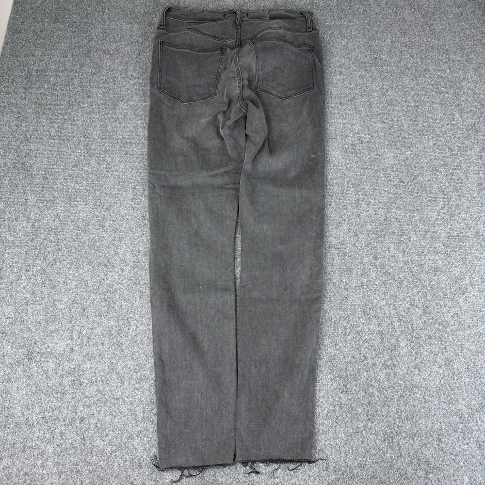 Madewell Women's Black 10" High-Rise Skinny Tencel Stretch Medium Wash Jeans 28